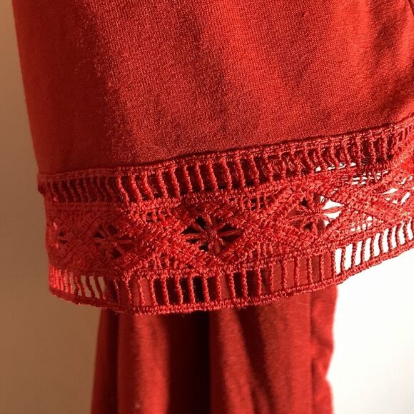 Topshop Burnt Orange Boho Romper NWT - Picture 8 of 10